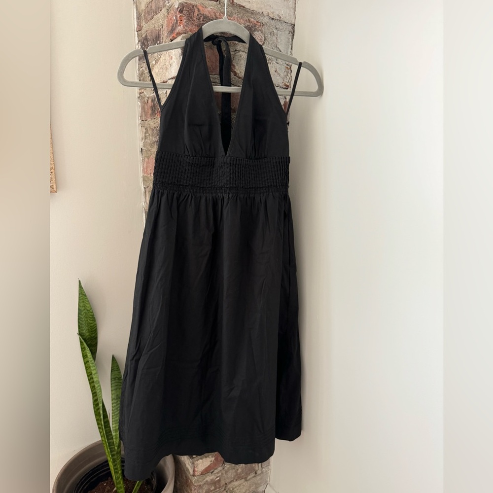 J.Crew Black Halter Dress